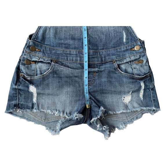 Guess Jeans Denim Overall Shorts S - Picture 8 of 8